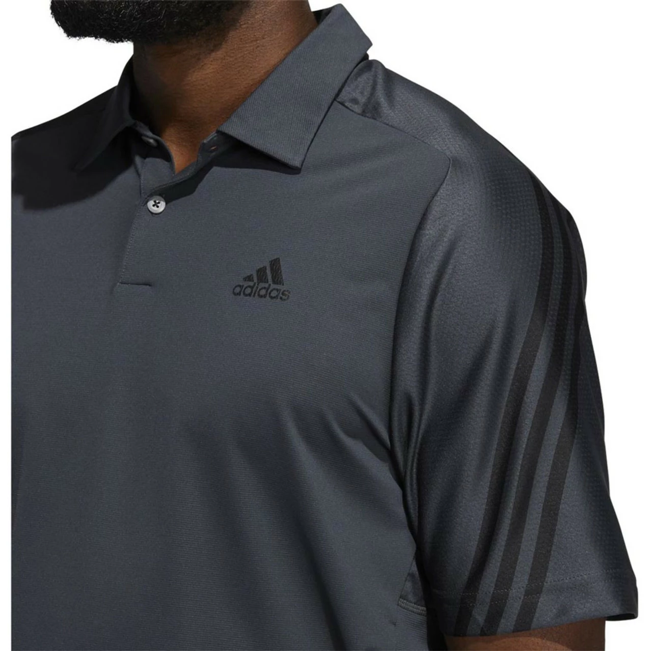 ADIDAS HEAT.RDY 3-Stripe Polo - Image 4
