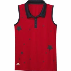 ADIDAS Junior Girls Printed Sleeveless Polo