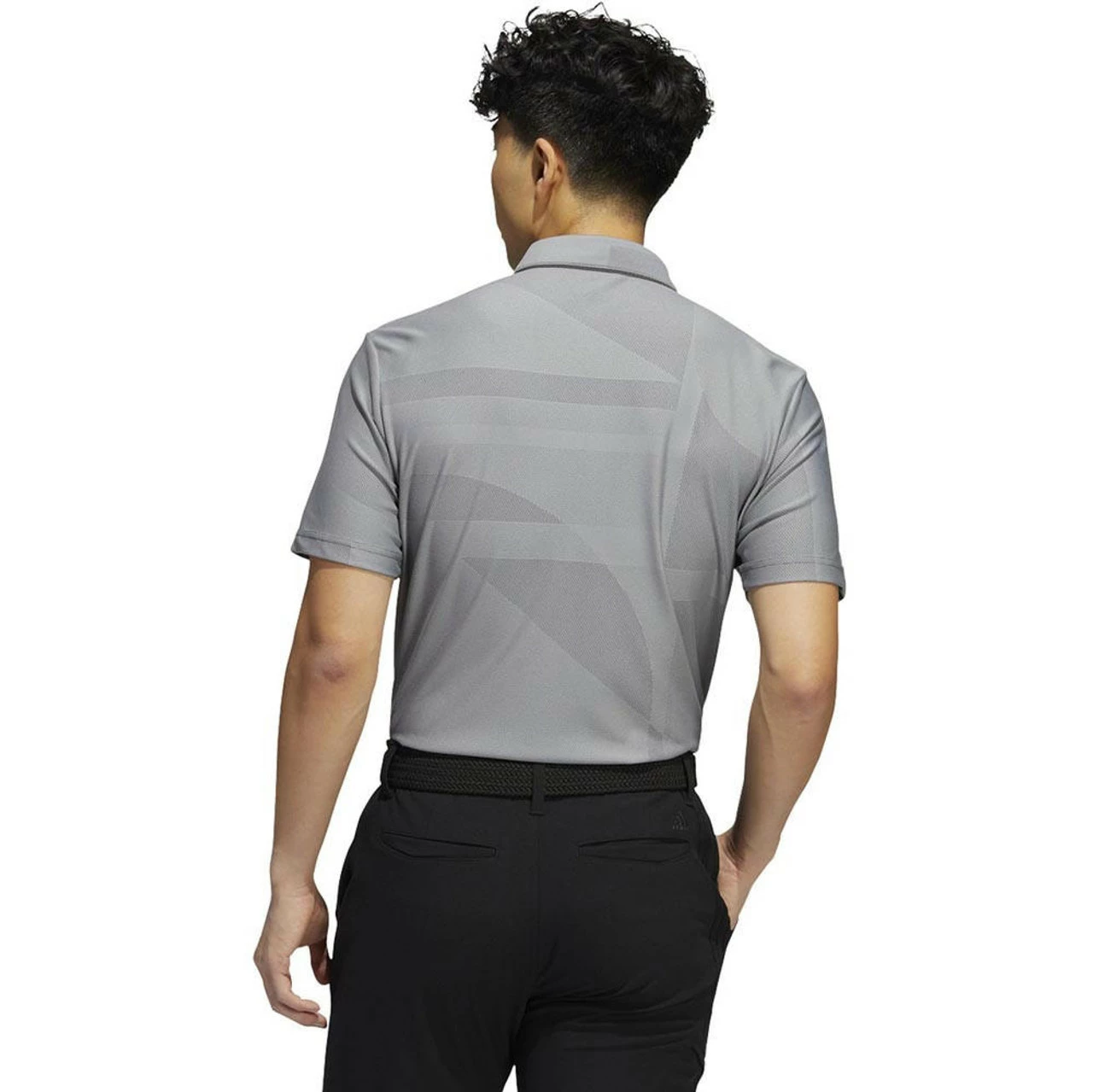 ADIDAS Shapes Jacquard Polo - Image 6