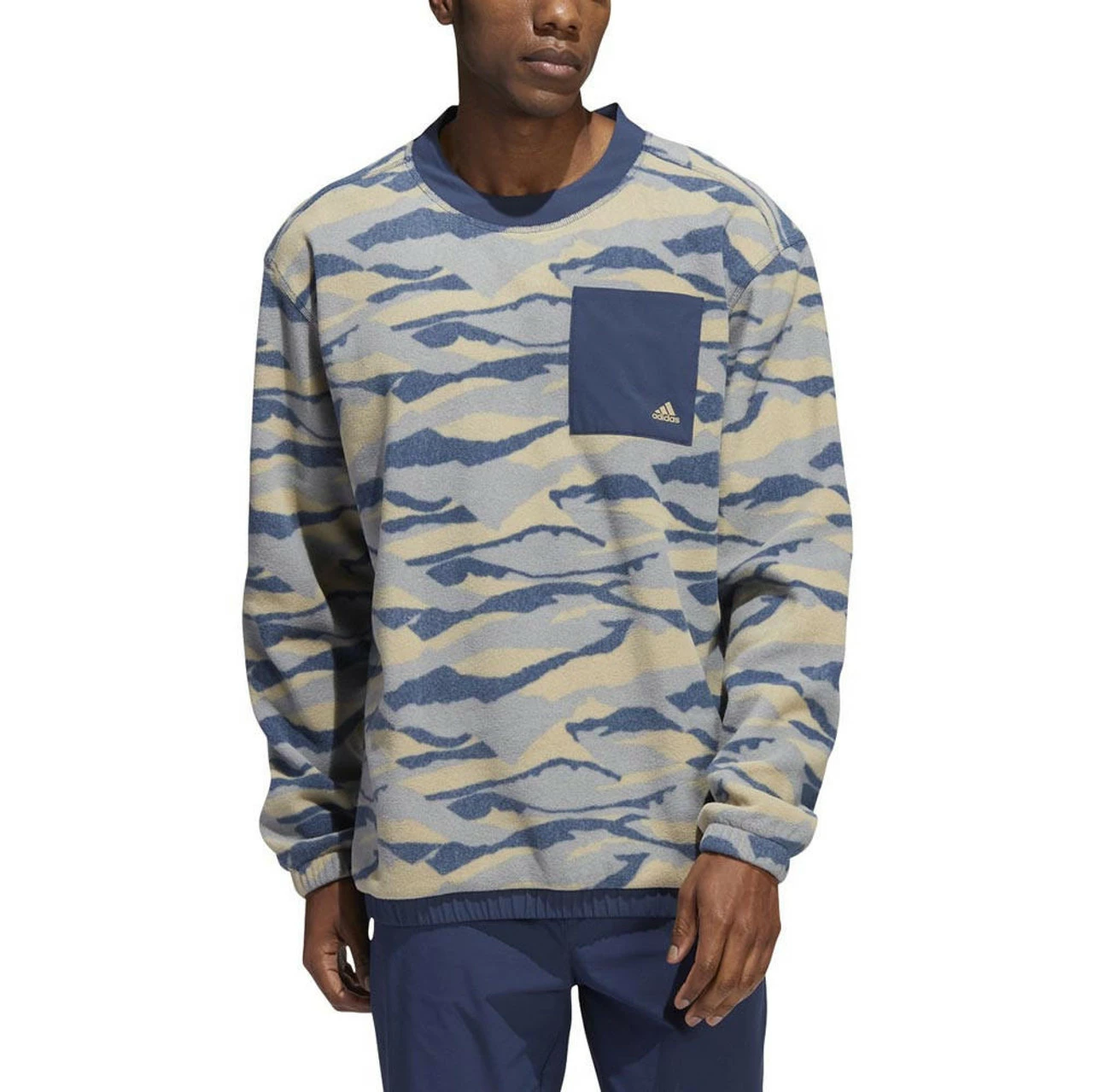 ADIDAS Texture Print Crewneck - Image 7