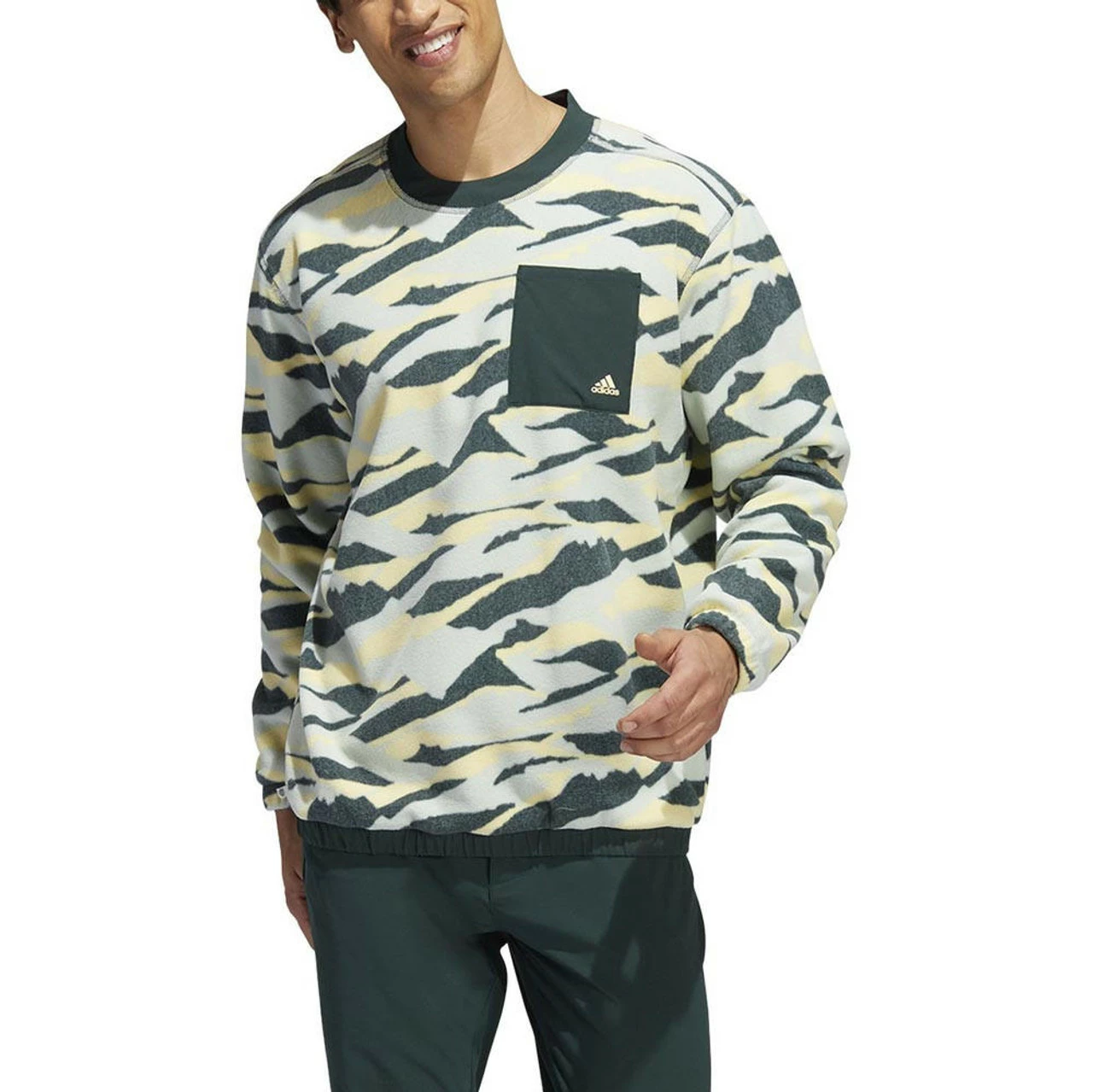 ADIDAS Texture Print Crewneck - Image 5