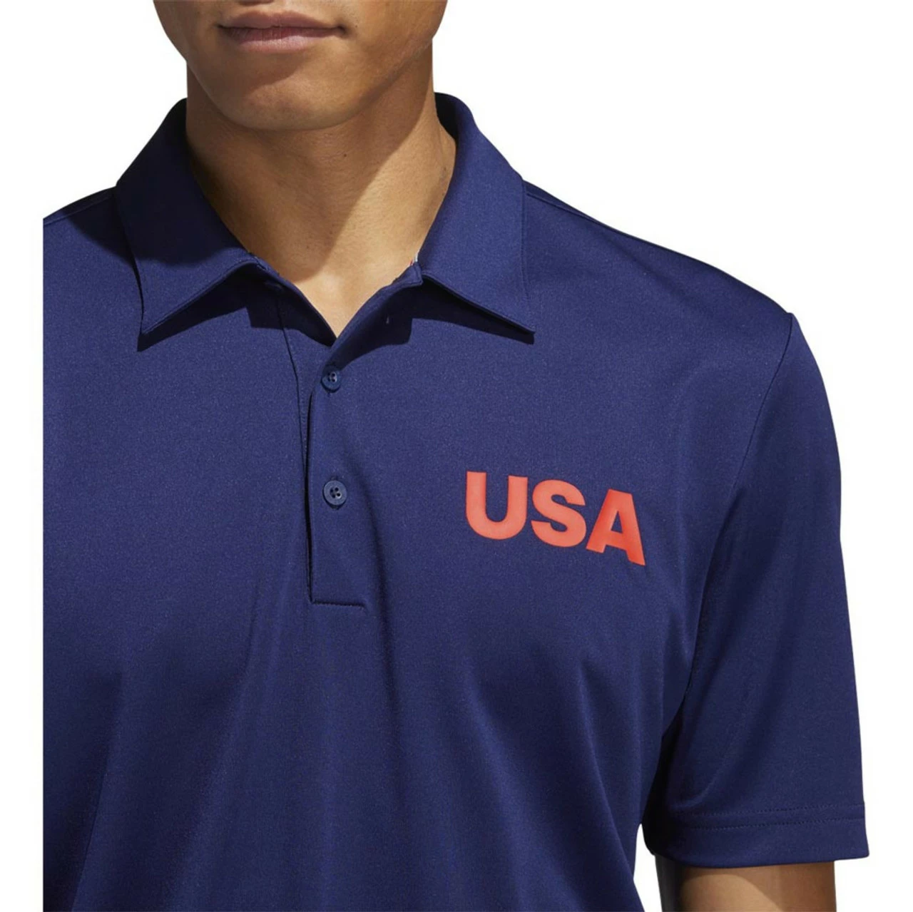 ADIDAS Ultimate365 USA Golf Solid Polo - Image 3