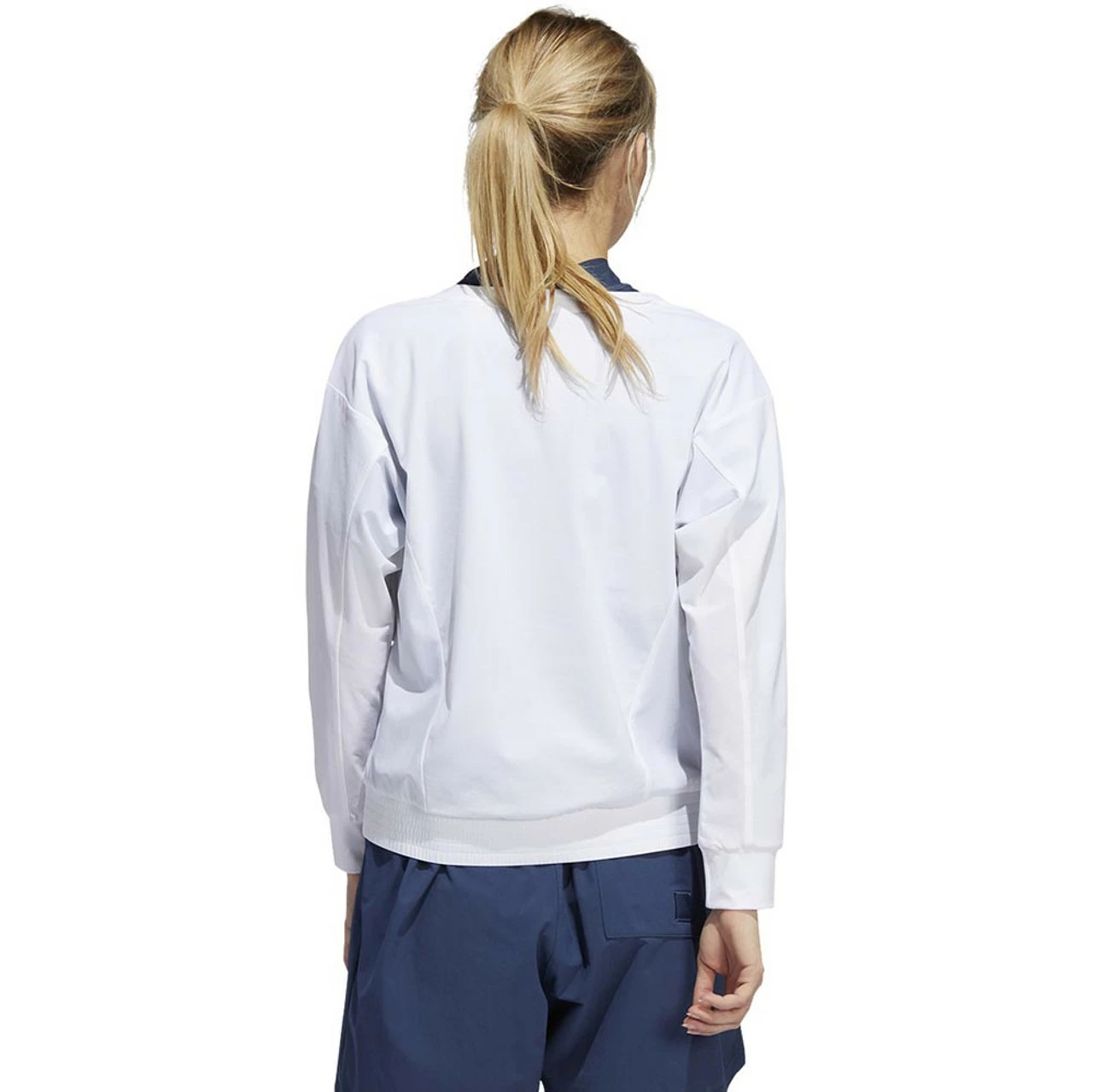 ADIDAS Women's Go-To Knit Woven Pullover - Image 2