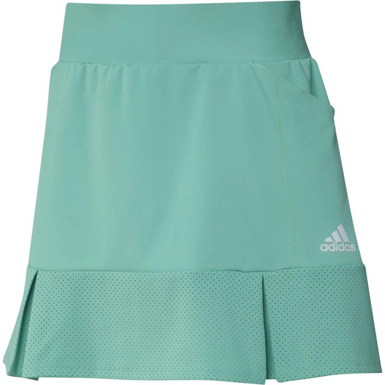 ADIDAS Women's Pleated Perforated Skort - 15 Inch - Image 3