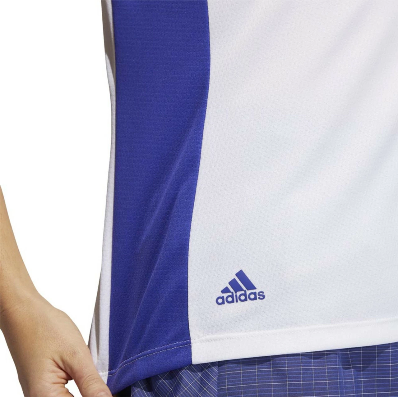 ADIDAS Women's Primeblue Colorblock Racerback Polo - Image 4