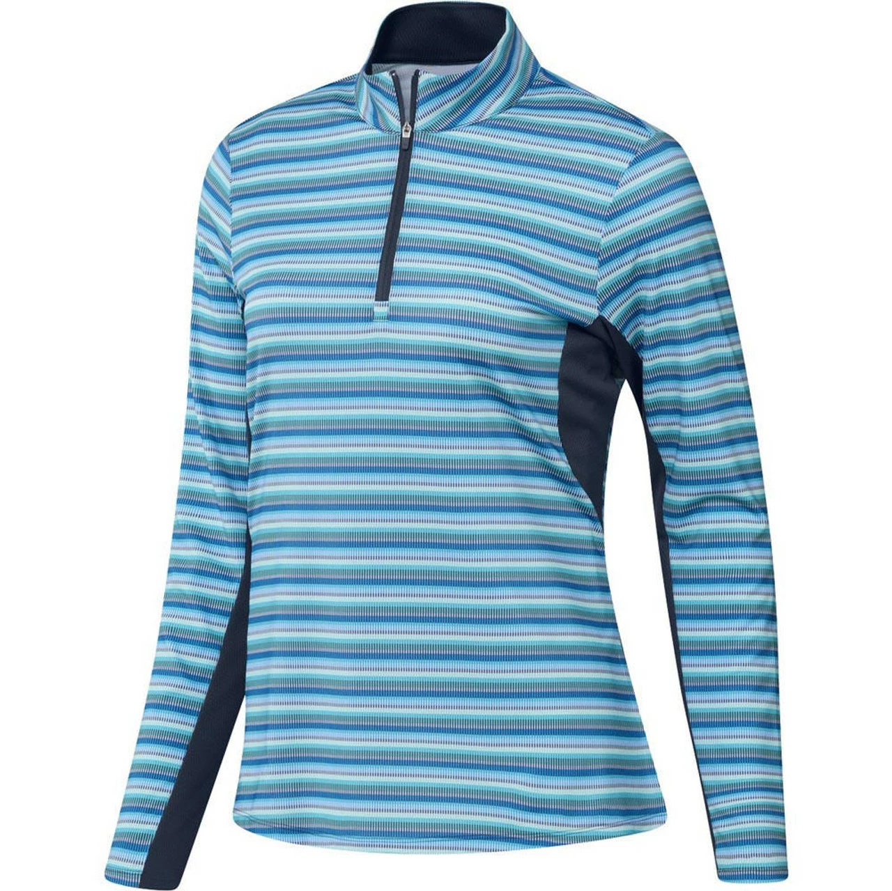 ADIDAS Women's Printed Sun Protection 1/4 Zip - Image 19