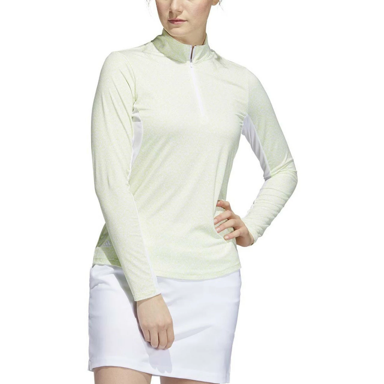 ADIDAS Women's Printed Sun Protection 1/4 Zip - Image 9
