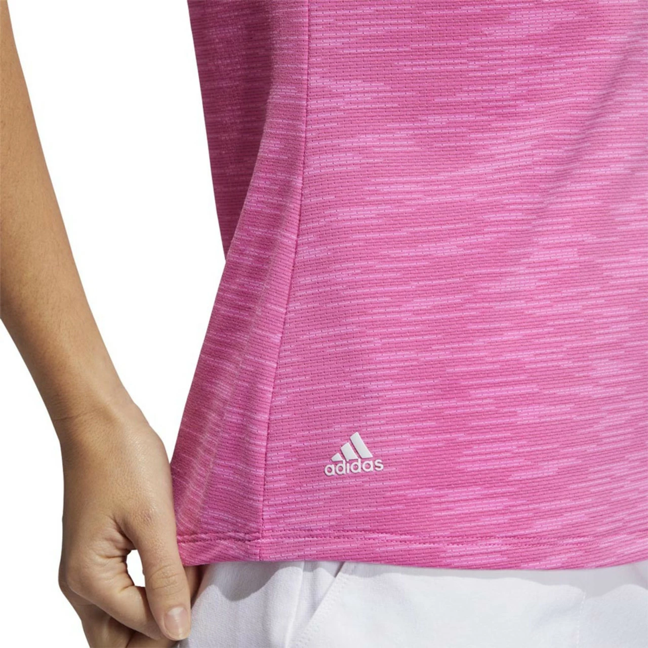 ADIDAS Women's Spacedye Sleeveless Polo - Image 8