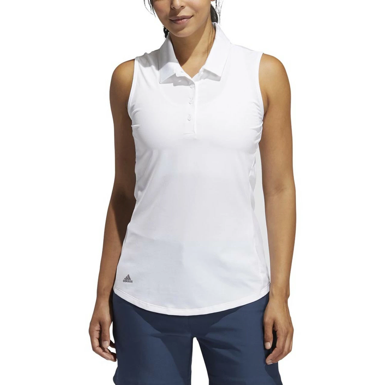 ADIDAS Women's Ultimate 365 Solid Sleeveless Polo - Image 3