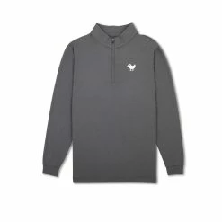 Bad Birdie Charcoal Quarterzip