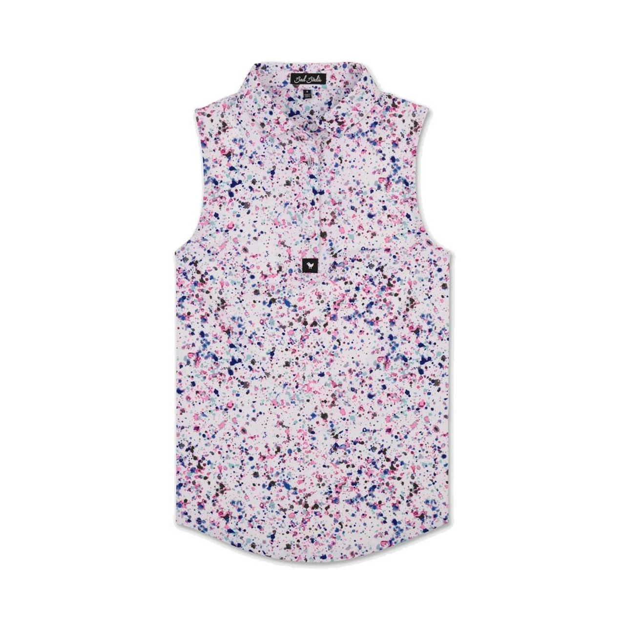 Bad Birdie Women's Paint Splatter 3 Polo