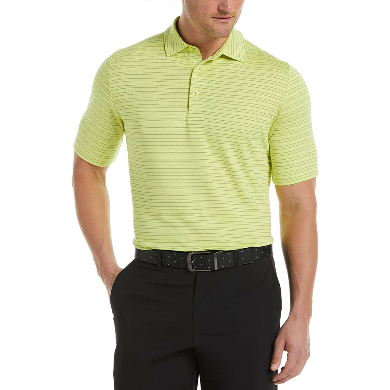 Callaway Fine Line Ventilated Stripe Polo - Image 5