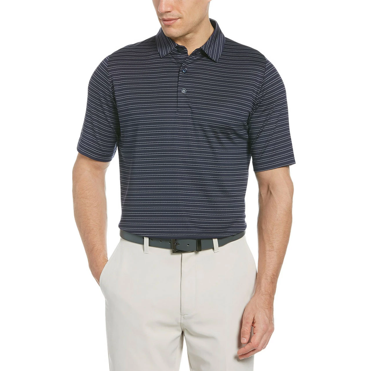 Callaway Fine Line Ventilated Stripe Polo - Image 10