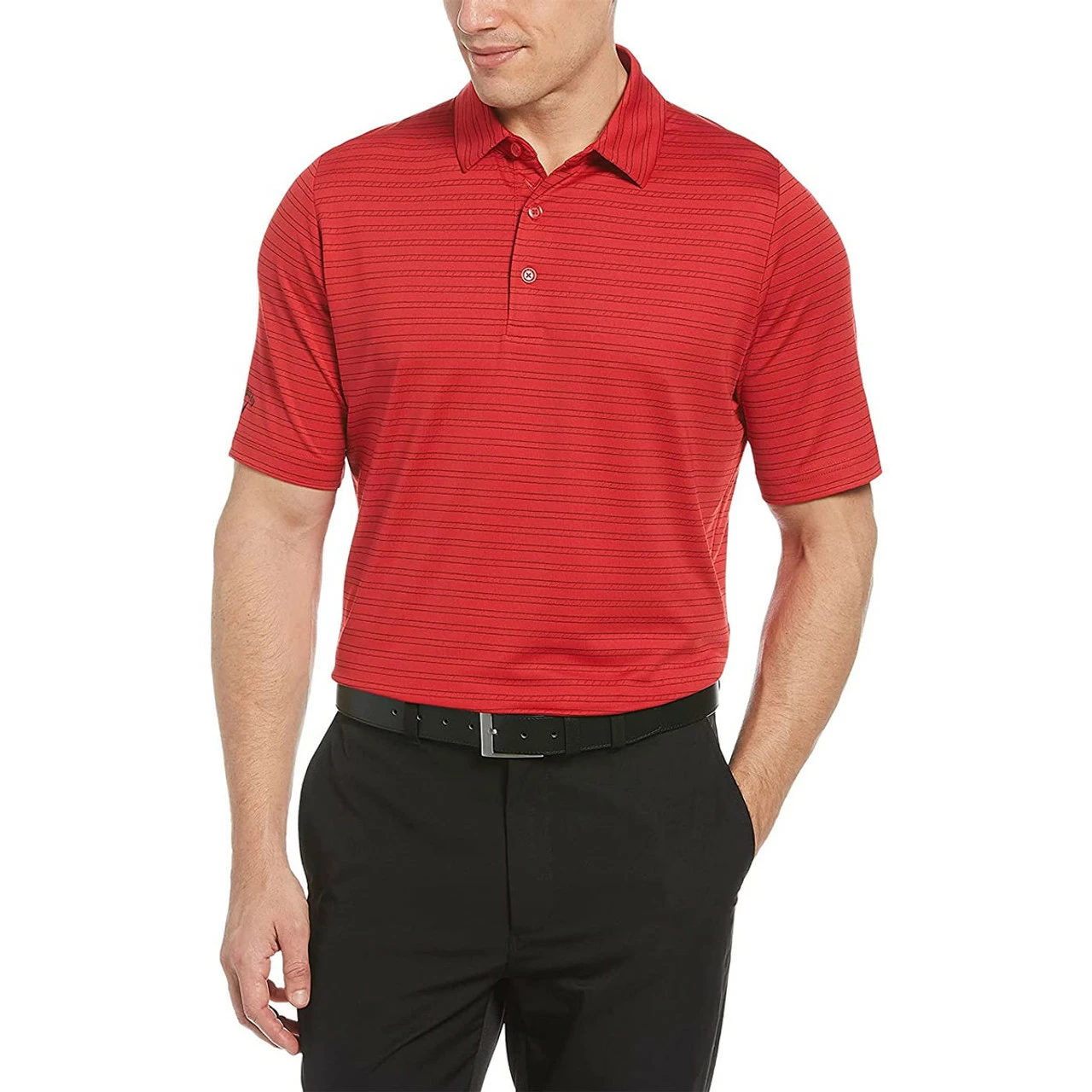 Callaway Fine Line Ventilated Stripe Polo - Image 11