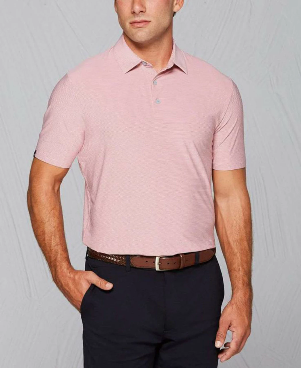 Callaway Tour Authentic Heather Striped Polo - Image 7