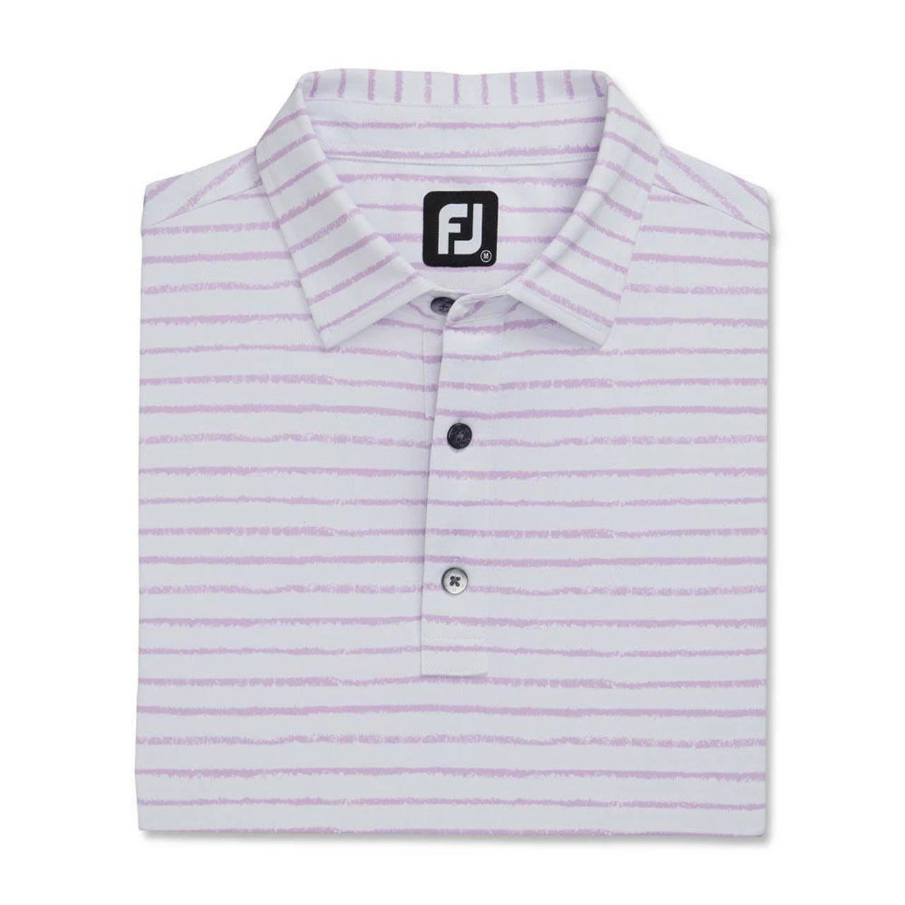 FootJoy Chalk Line Print Stretch Pique Self Collar Polo - Image 4