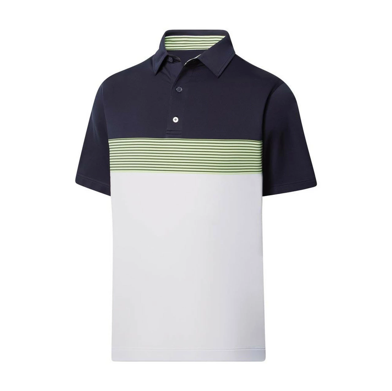 FootJoy Lisle Color Block Self Collar Polo - Image 5