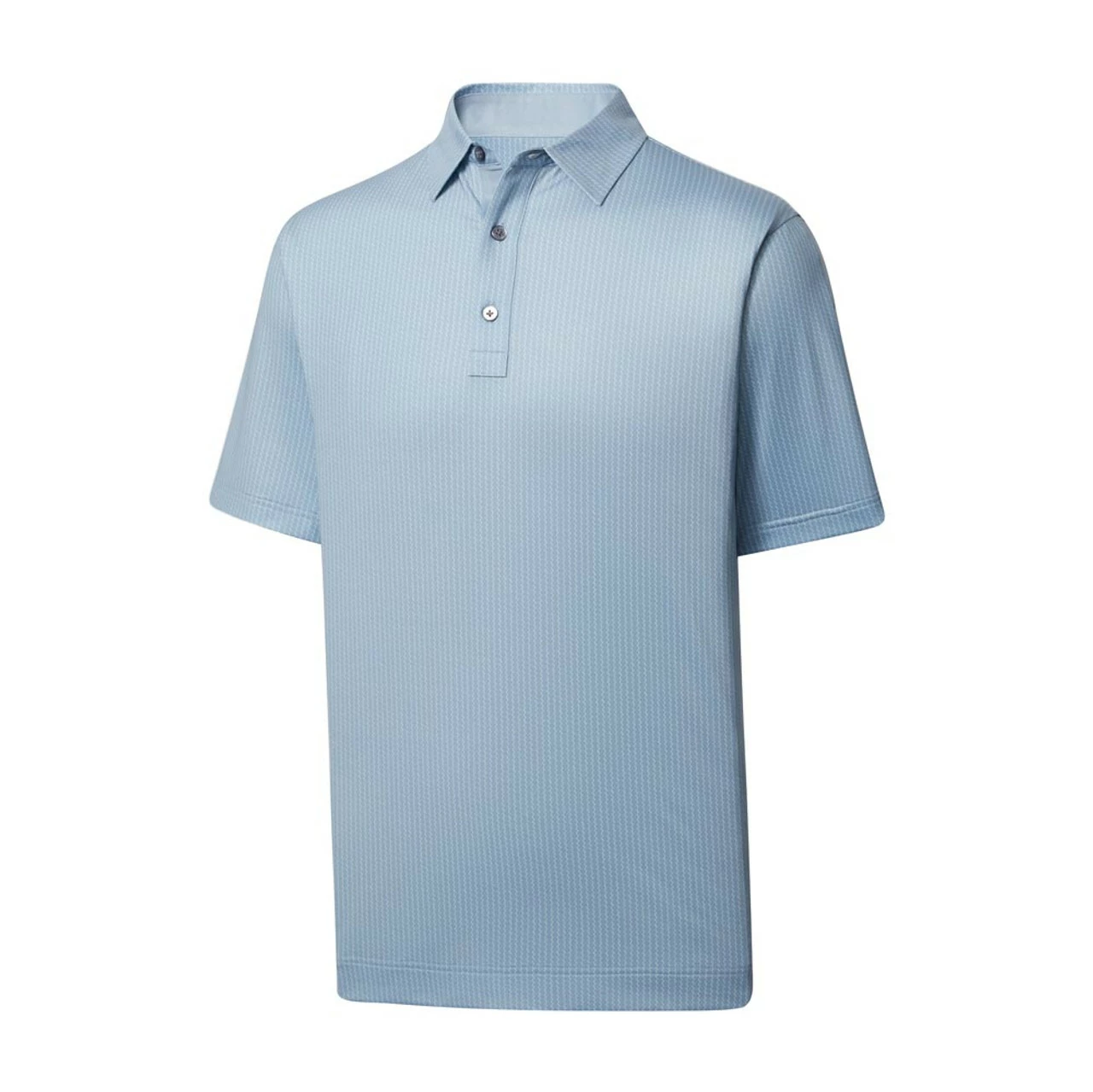 FootJoy Lisle ZigZag Print Self Collar Polo