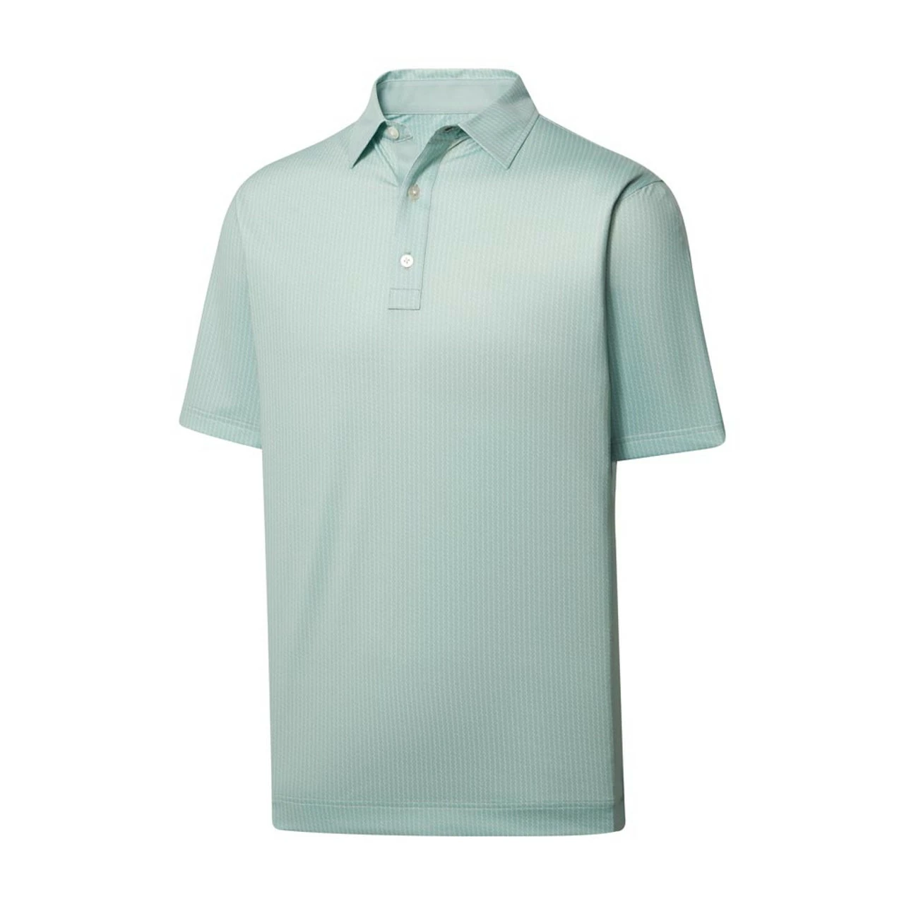 FootJoy Lisle ZigZag Print Self Collar Polo - Image 2