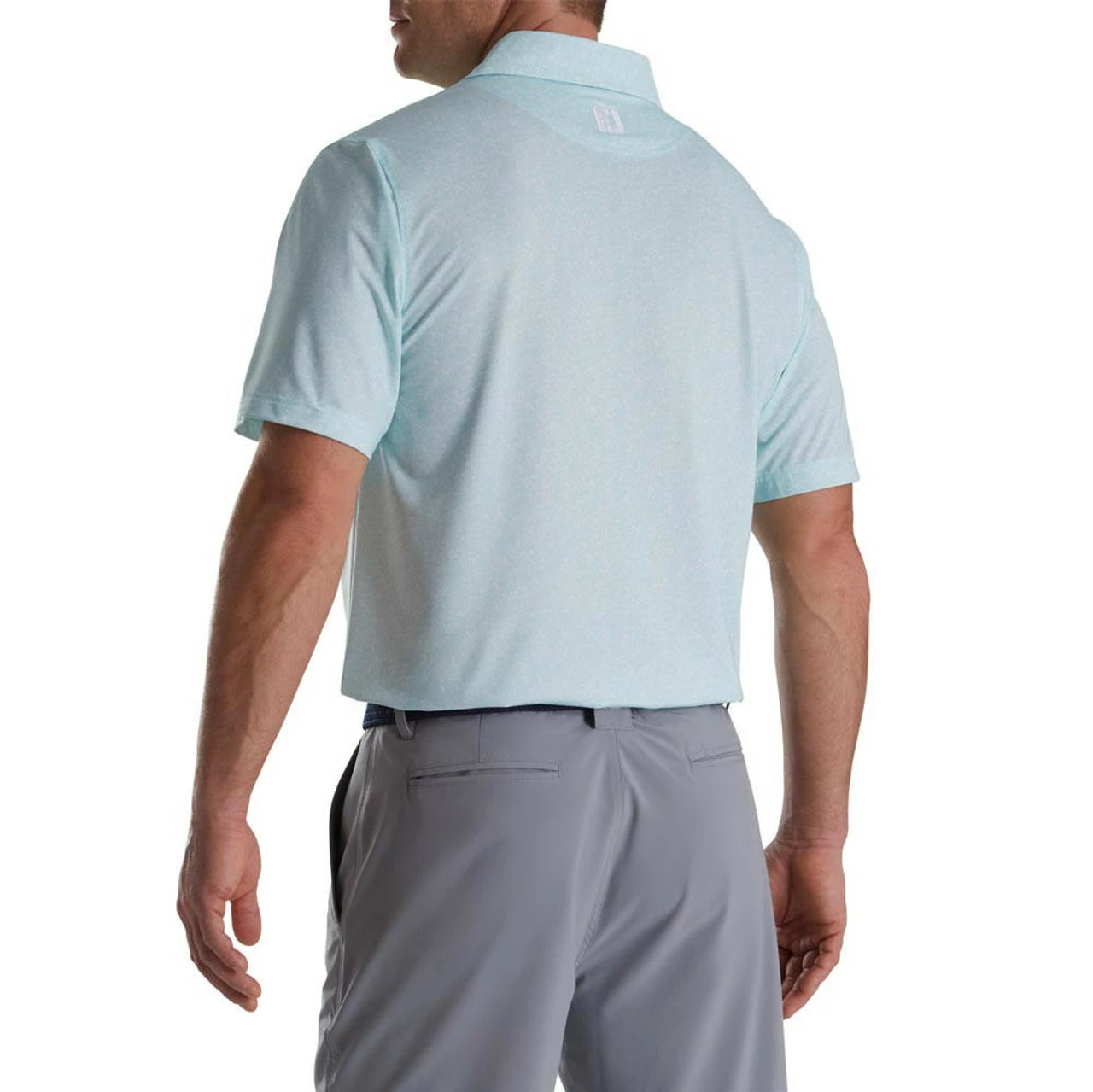 FootJoy Paint Splatter Print Lisle Self Collar Polo - Image 6