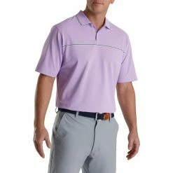 FootJoy Small Details Stretch Pique Knit Collar Polo
