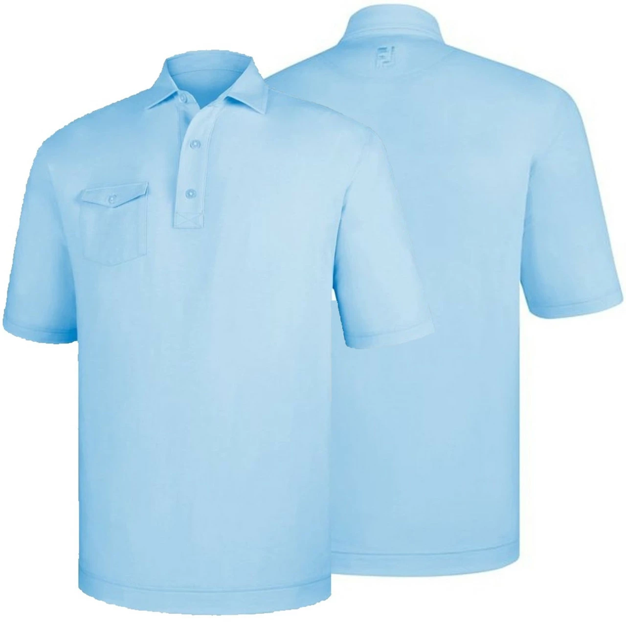 FootJoy Spun Poly Chest Pocket Polo - Self Collar - Closeout - Image 3