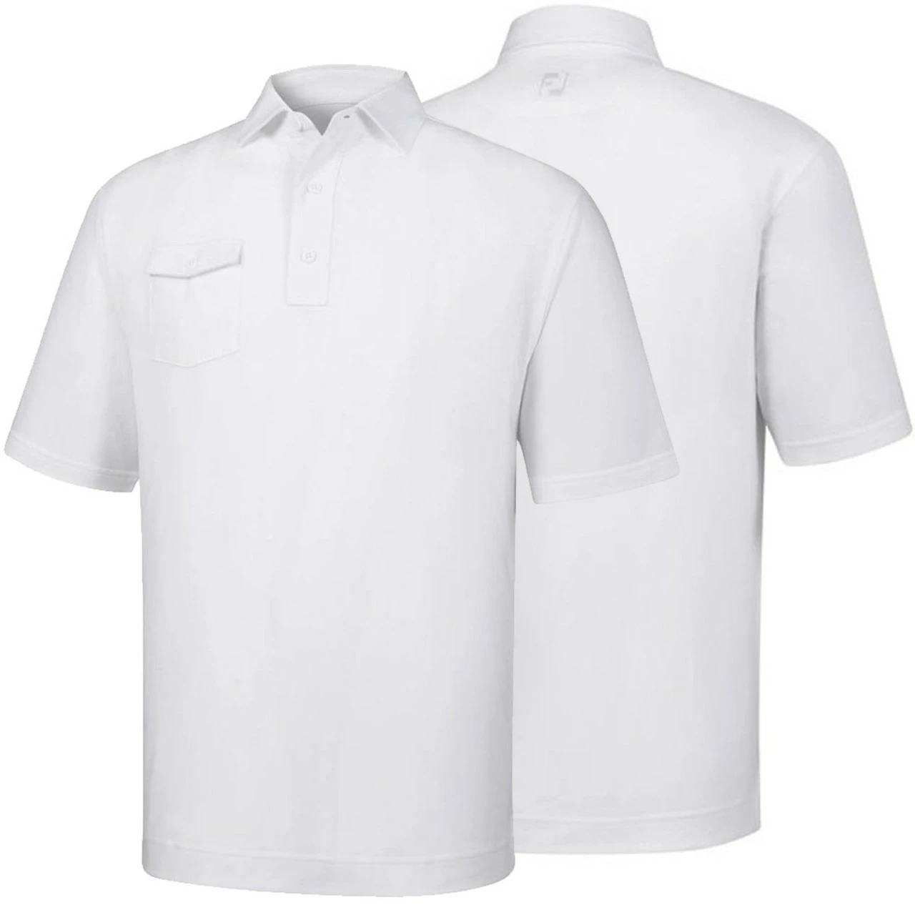 FootJoy Spun Poly Chest Pocket Polo - Self Collar - Closeout - Image 4