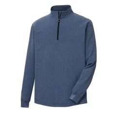 FootJoy Tonal Print Woven 1/4 Zip