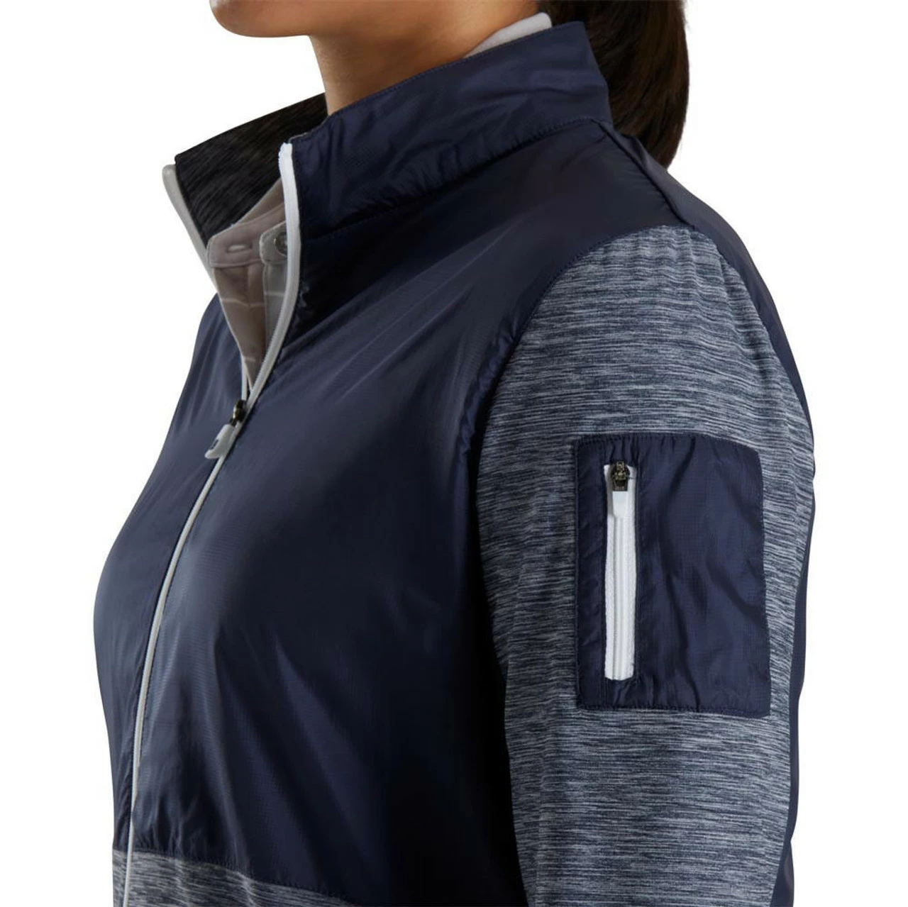 FootJoy Women's Full-Zip Space Dye Mid-Layer - Image 7