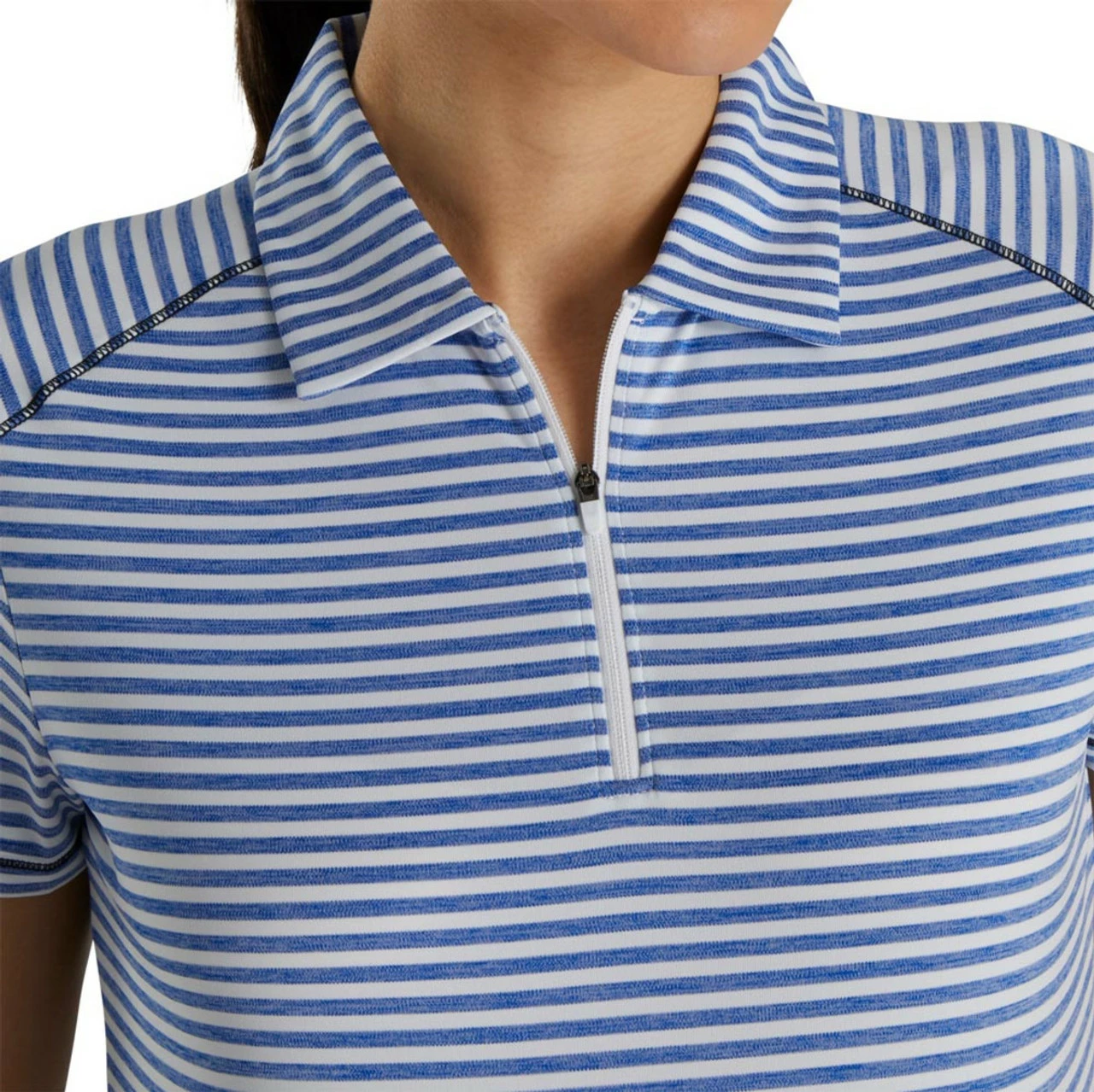 FootJoy Women's Heather Stripe Polo - Image 9