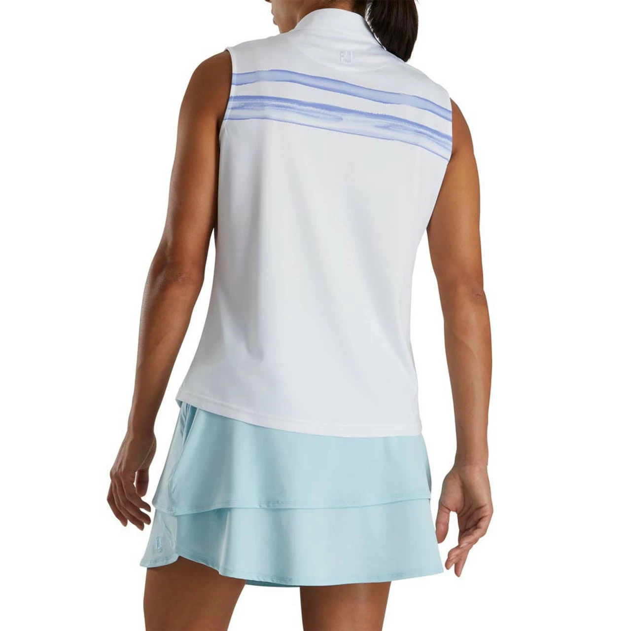 FootJoy Women's Watercolor Block Sleeveless Polo - Image 14