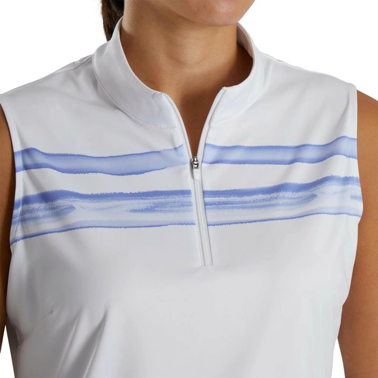 FootJoy Women's Watercolor Block Sleeveless Polo - Image 15