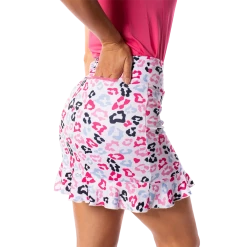 Golftini Women's Big Bang Pull-On Ruffle Tech Skort