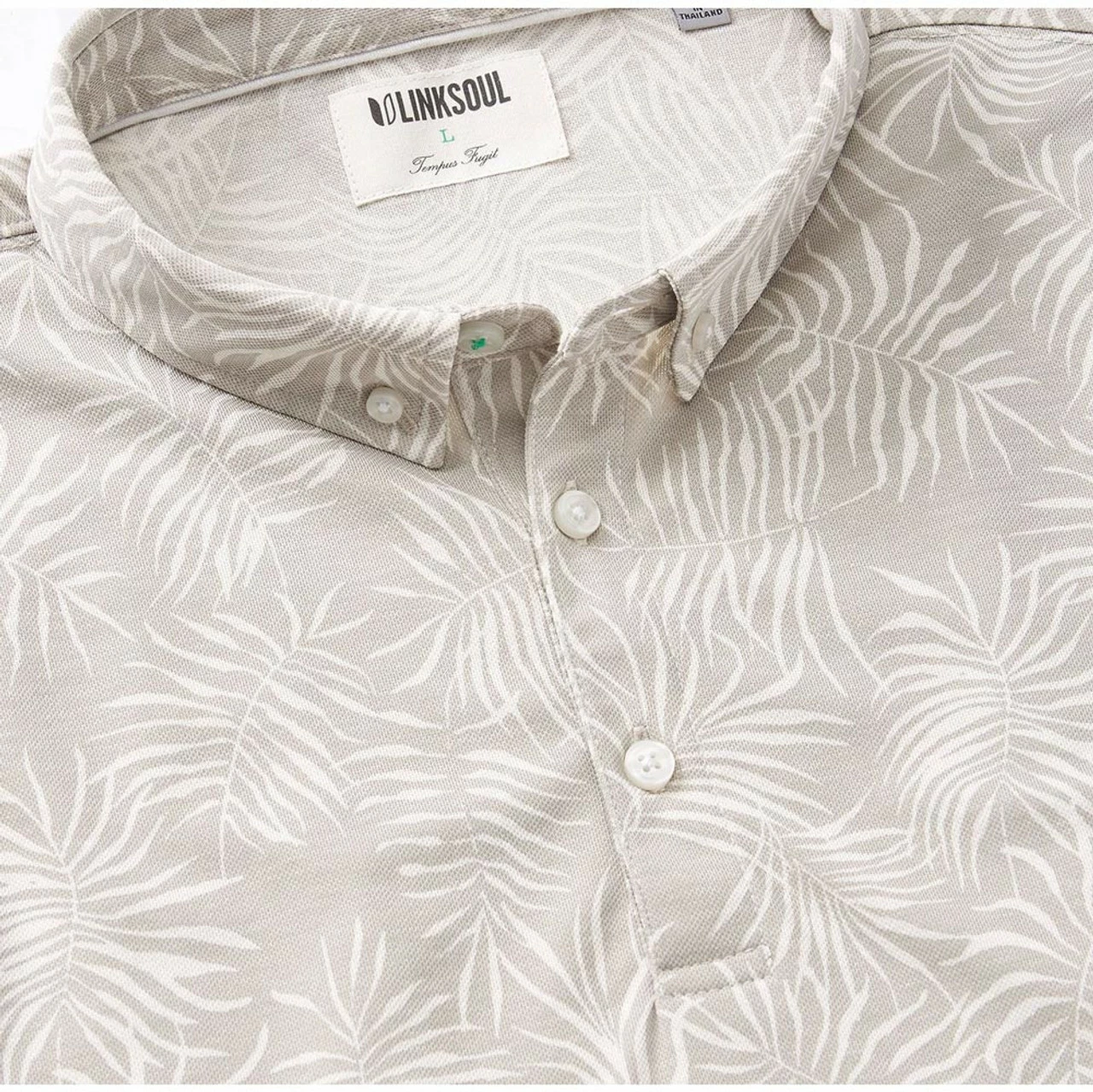 Linksoul Leaflet Print Oxford Polo - Image 2