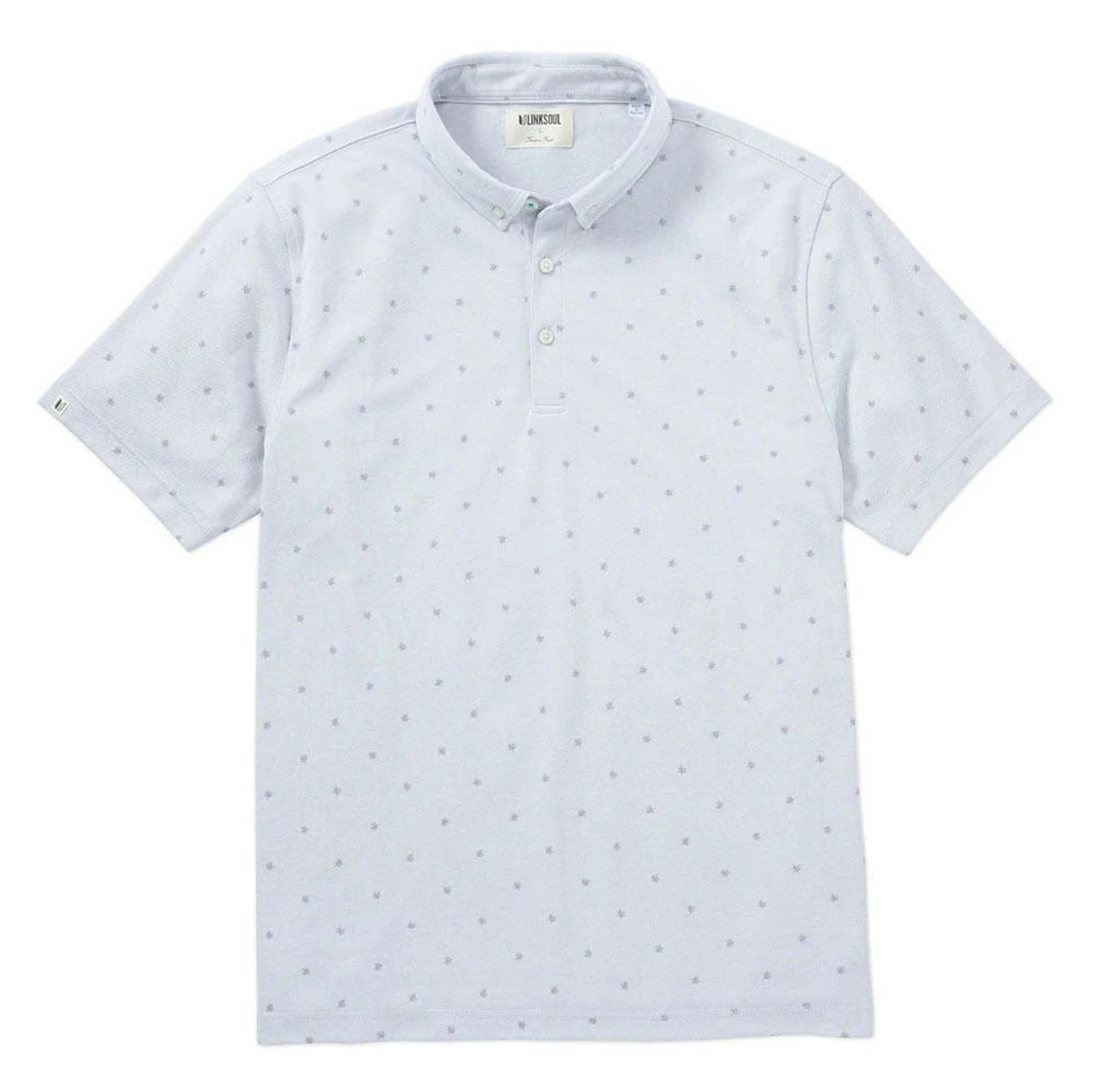 Linksoul Micro Fern Print Oxford Polo - Image 7