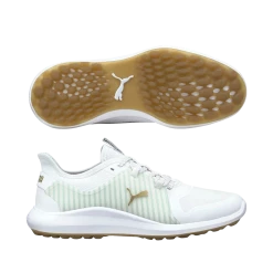 Puma Men's Limited Edition Ignite Fasten8 Seersucker Golf Shoes - White