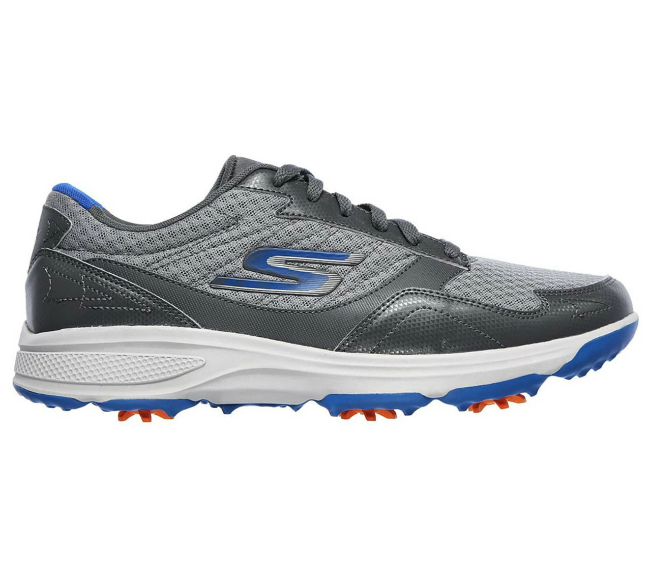Skechers Men's Go Golf Torque - Sport Golf Shoes - Relaxed Fit - Charcoal/Blue