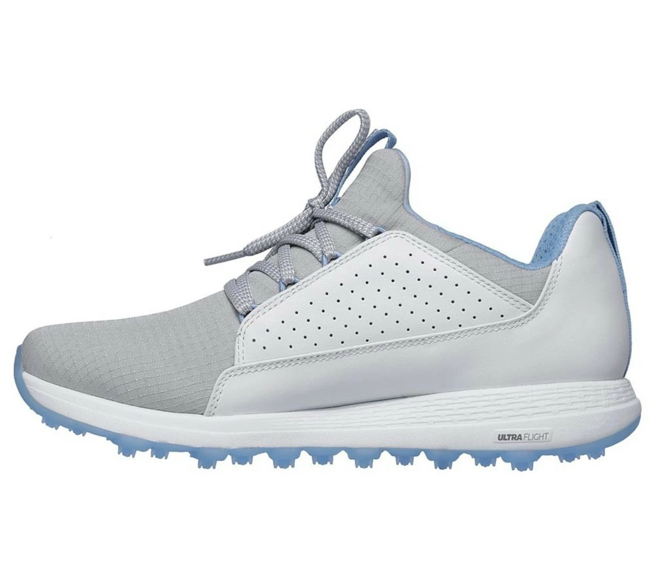 Skechers Women's Go Golf Max - Mojo Golf Shoes - White/Grey/Blue - Image 2