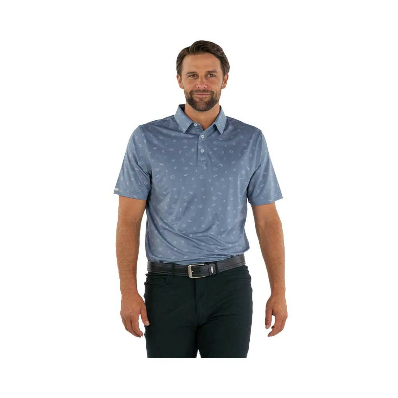 Straight Down Gambler Polo - Image 2