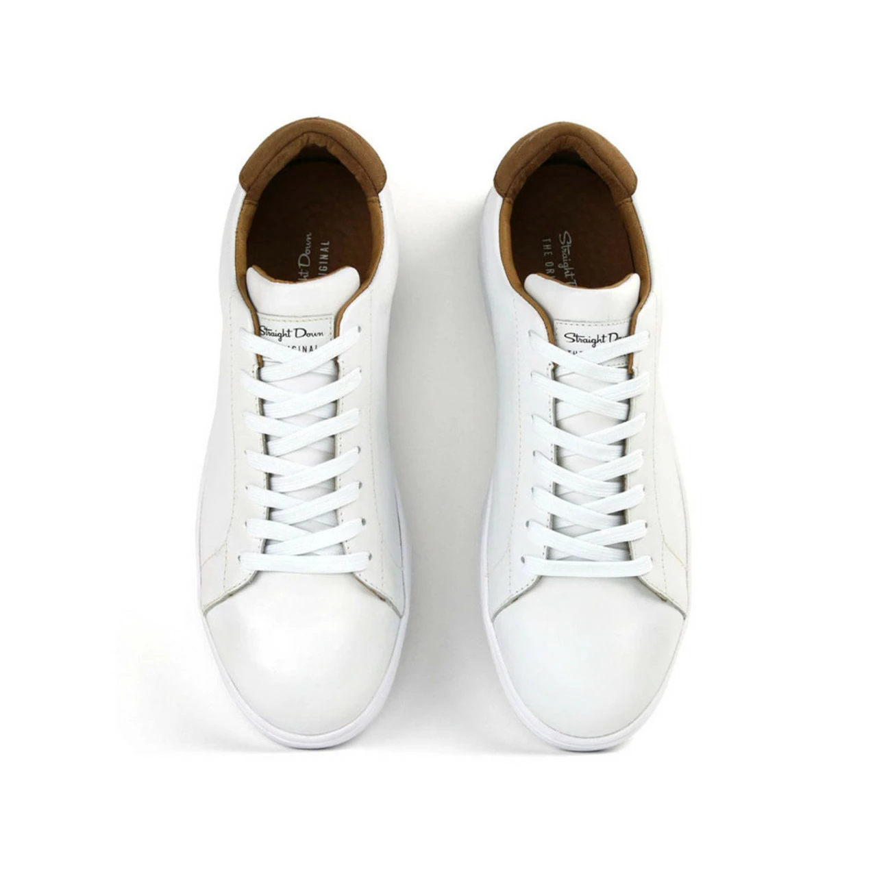 Straight Down Men's Range Golf Shoes - White - Image 2