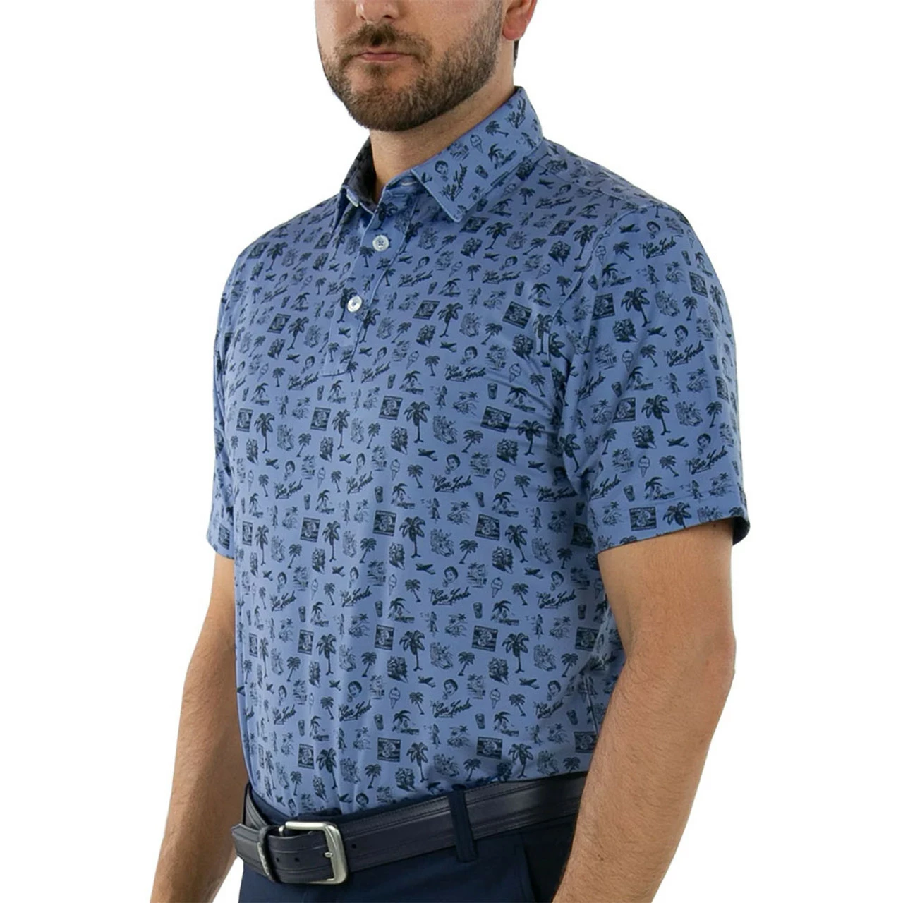 Straight Down Vintage Vacation Polo - Image 3