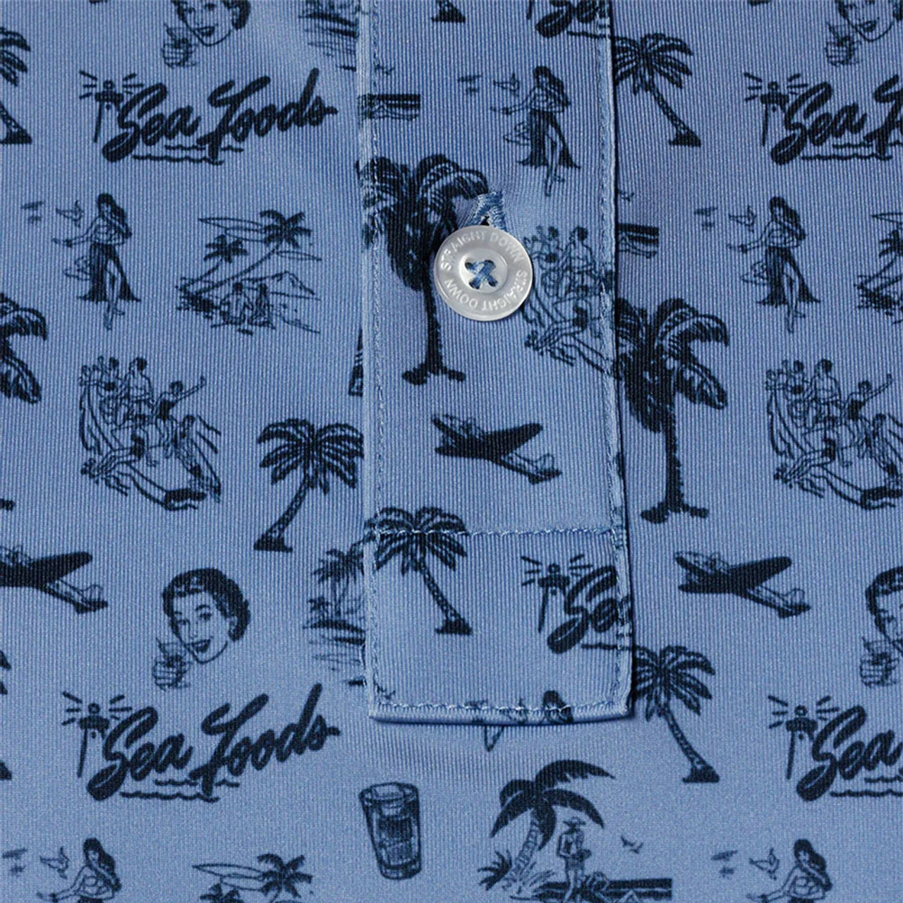 Straight Down Vintage Vacation Polo - Image 4