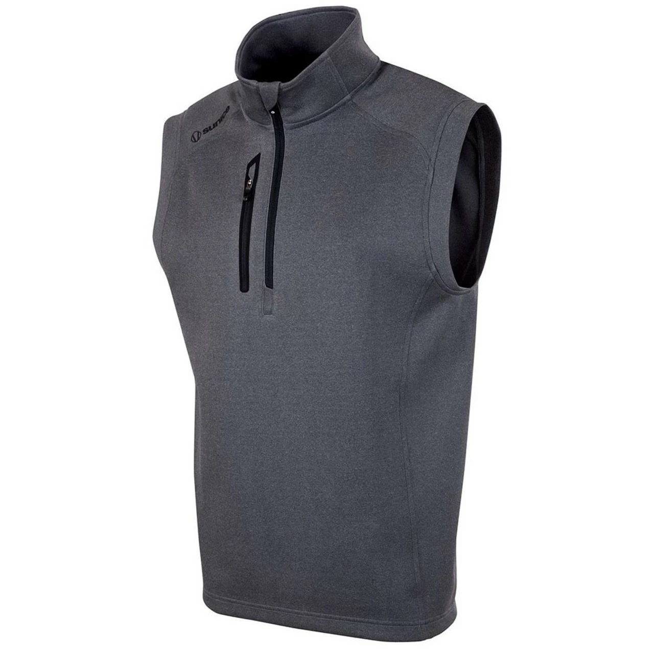 Sunice Axel Lightweight Stretch Thermal Half-Zip Vest - Image 5