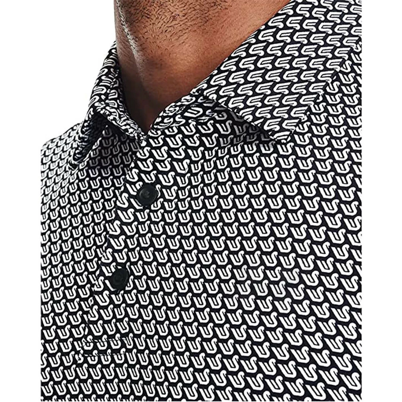 Under Armour Playoff Swans Print Polo - Image 3